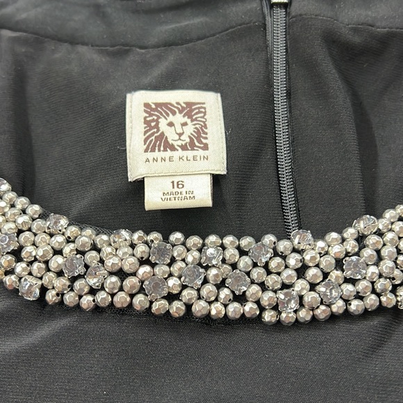 Sz 16 Black Anne Klein Dress NWT - Picture 7 of 8